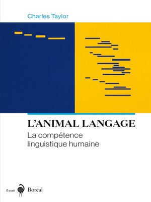 cover image of L'Animal langage